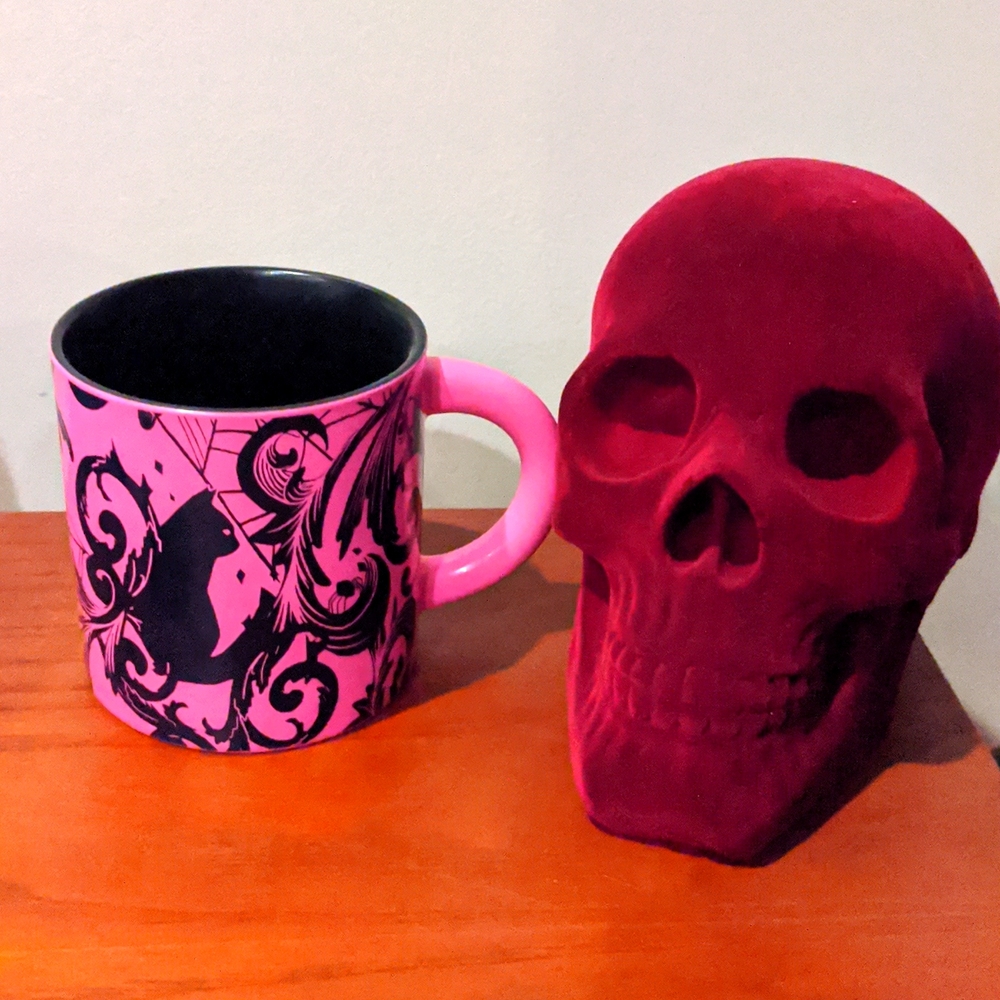Pink Halloween Mug